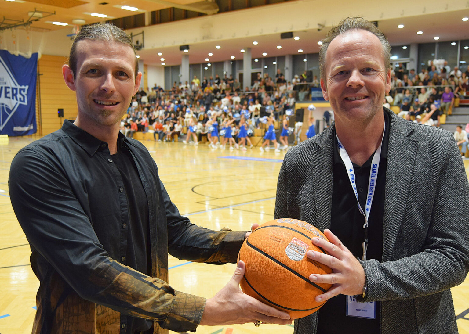 V. l.: Sportreferent Thomas Krimbacher und Towers-Obmann Michael Pilger. Foto: Schwaighofer
